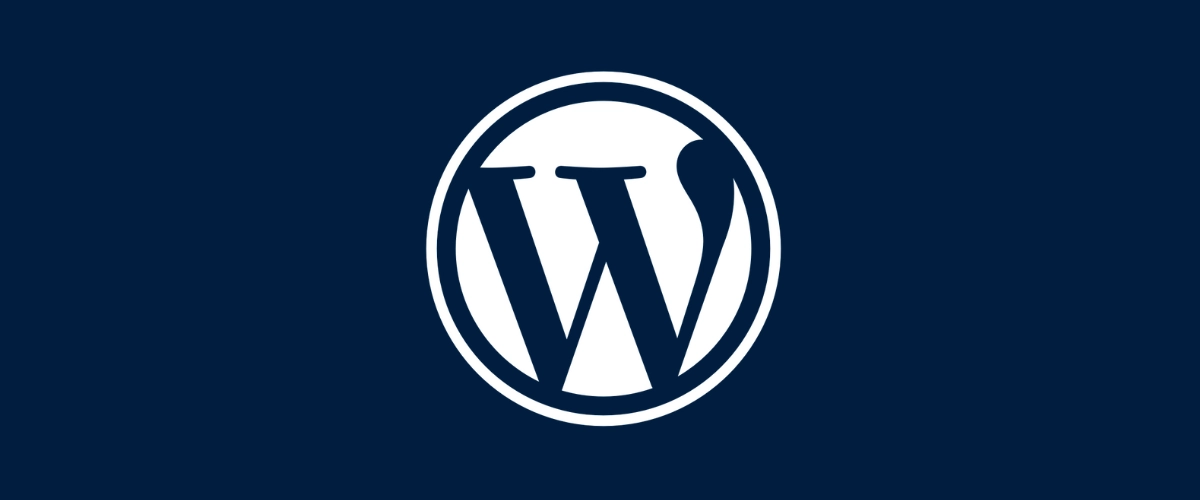 Wordpress Logo. Ein ausgefüllter Kreis mit einem W in der Mitte vom Kreis. 